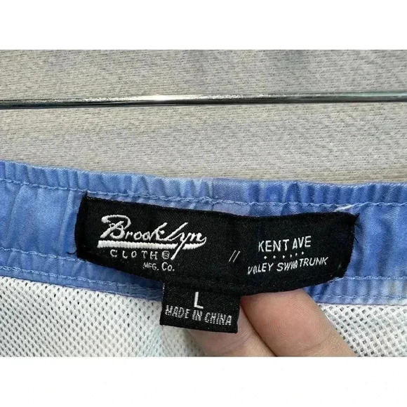 Men's Brooklyn‎ Cloth Mfg Co Volley Swim Trunks Size Large Ocean Beach Design - Picture 7 of 10